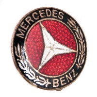 Przypinka z logo Mercedes-Benz. Metal emaliowany.